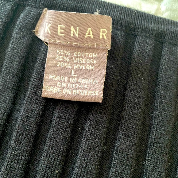 Button-down black Kenar sweater - Picture 3 of 6